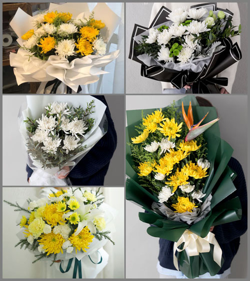 贵州毕节市黔西县杜鹃街道向阳社区白事花束代送